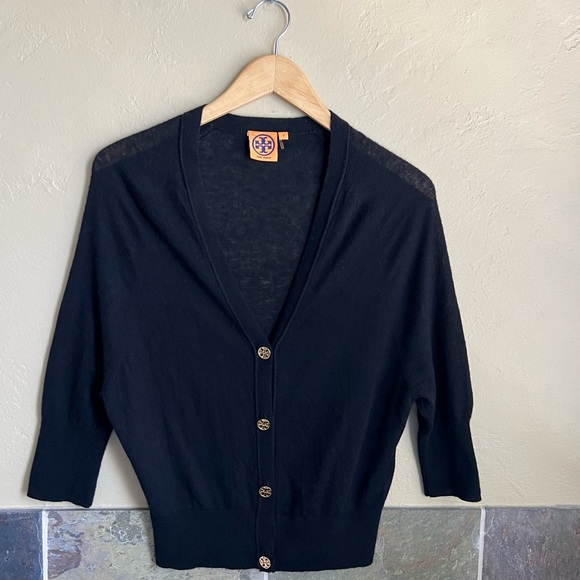 Tory Burch Cashmere Cardigan Size Small - Picture 2 of 9